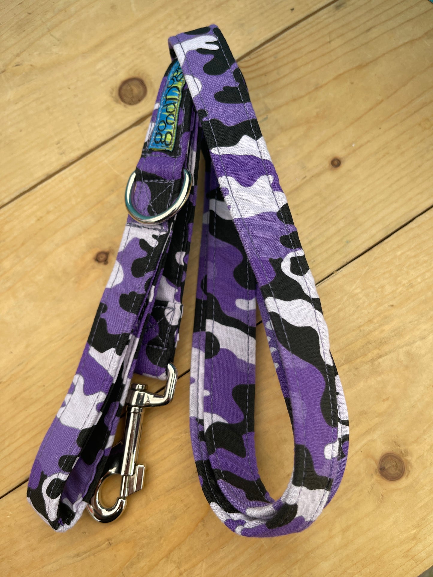 Purple Camo Leash