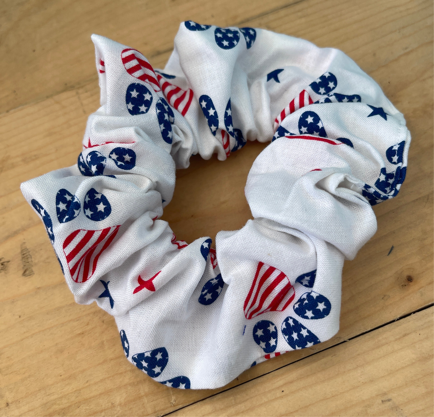 Patriotic Paws Scrunchie