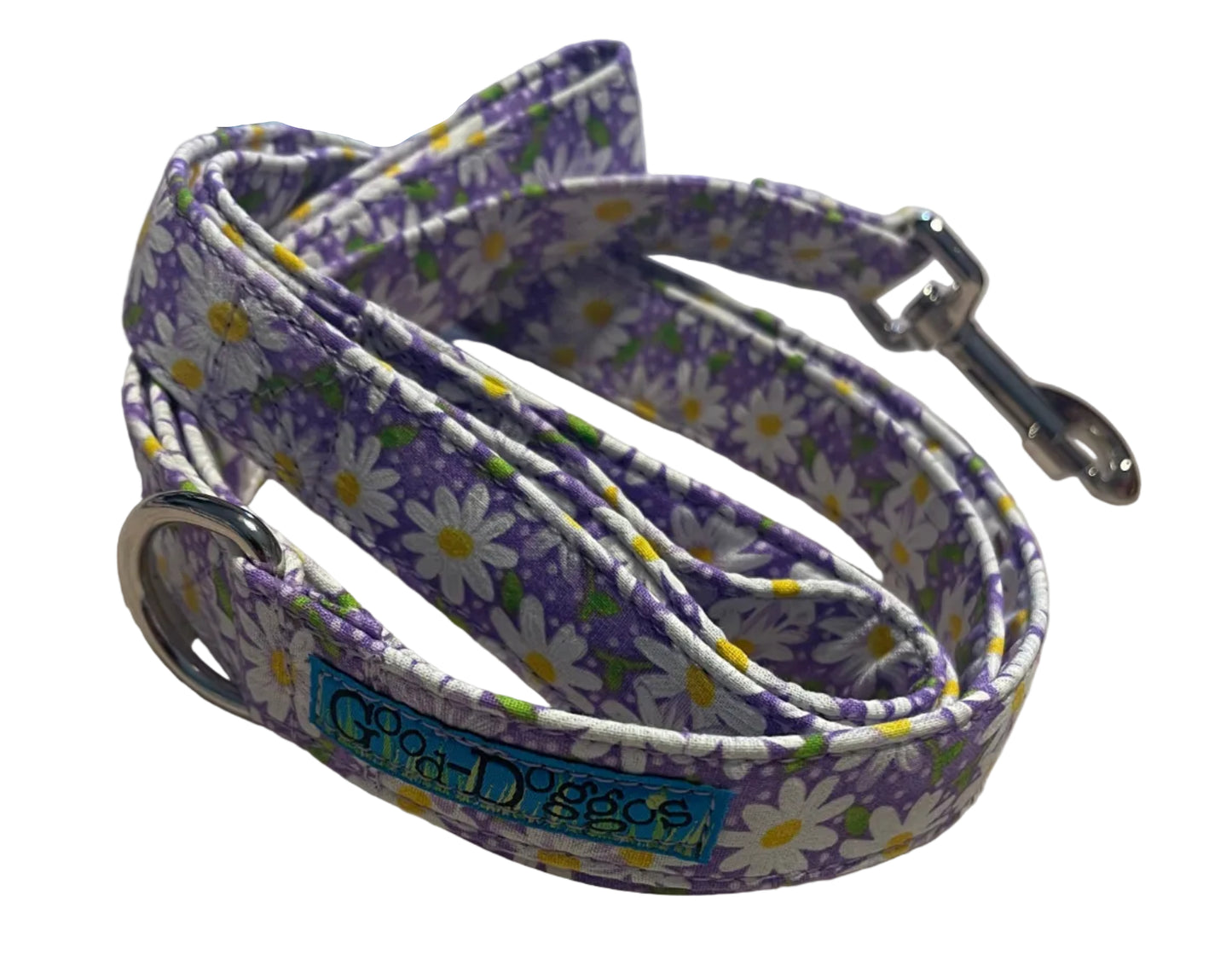 purple daisies leash