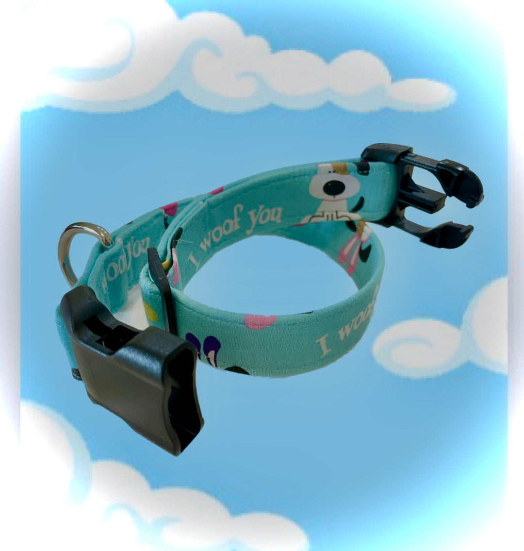 I Woof You (Green) Collar