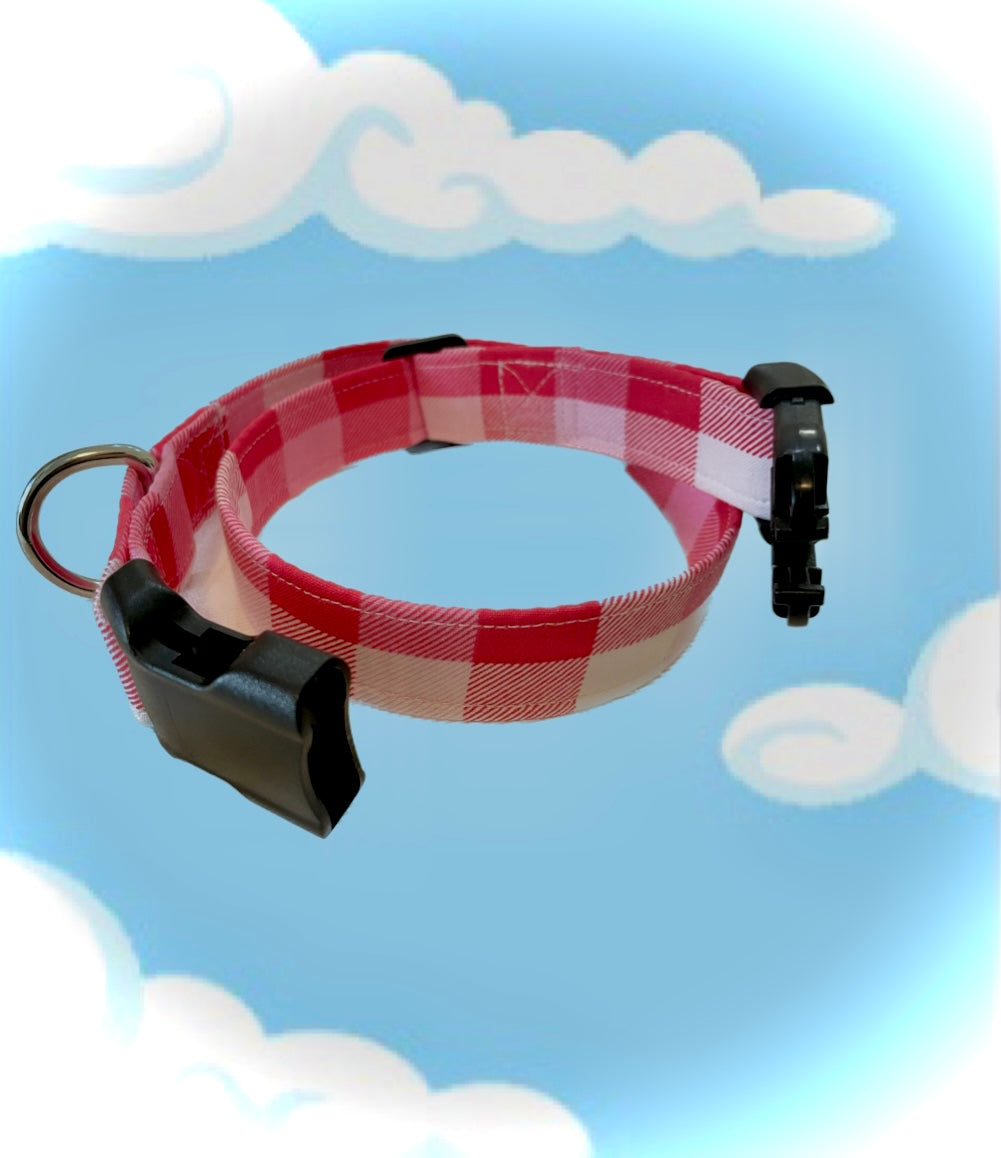 Pink Checks Collar