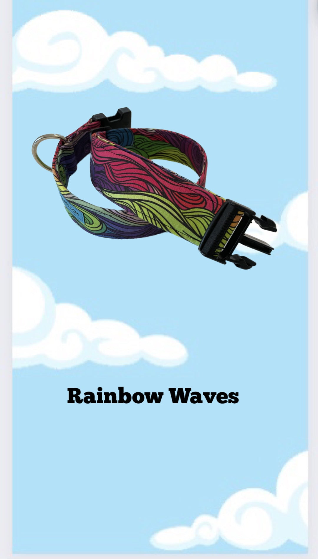 RAINBOW WAVES Collar