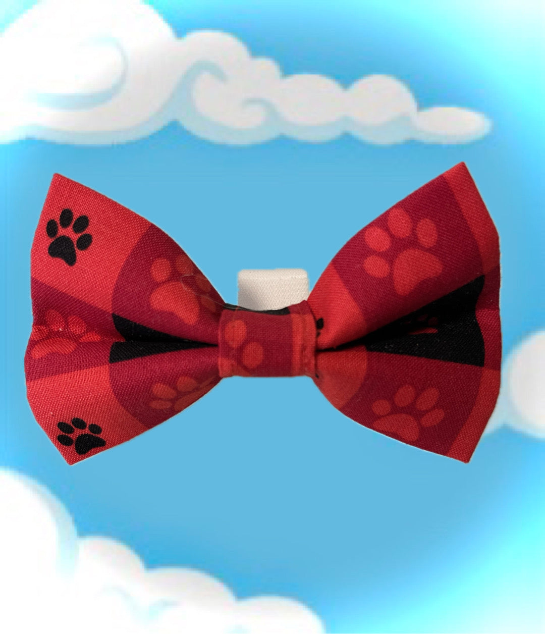 BUFFALO CHECKS WITH PAWS Bow Tie