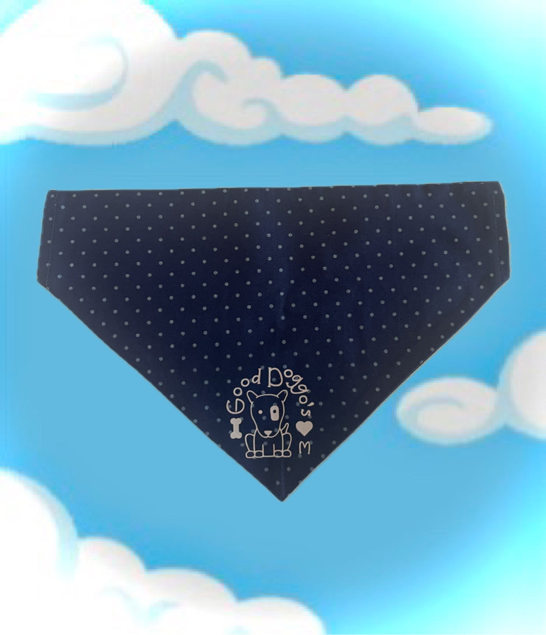 Bitches Love Me On Blue (Custom) Bandana