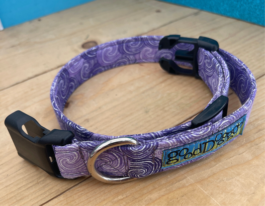 Purple Swirly Collar
