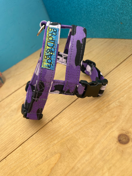 Purple Camo Harness