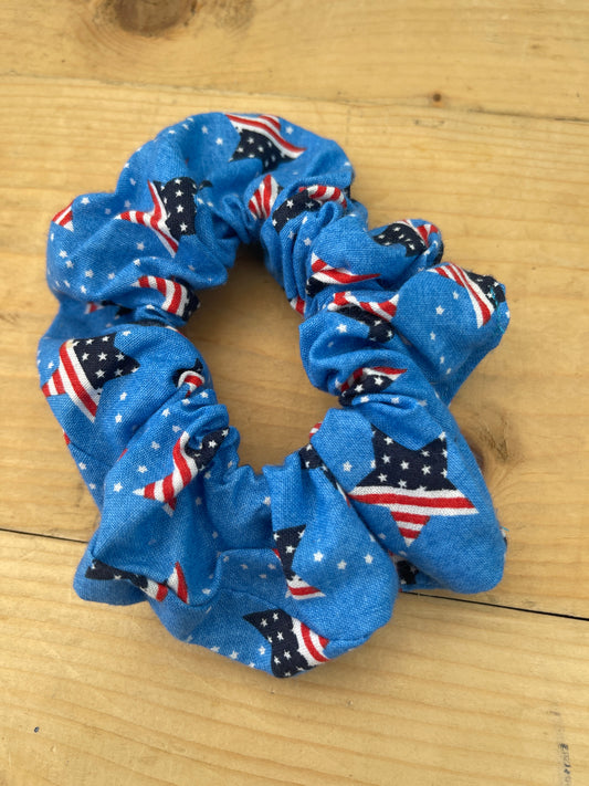 Stripes and Stars Scrunchie