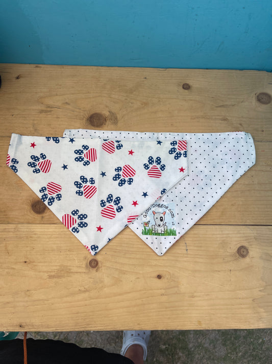 Patriotic Paws Bandanna