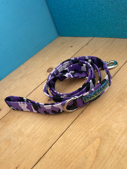 Purple Camo Leash