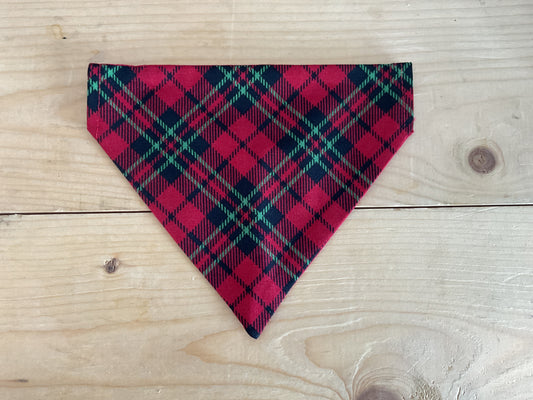 Christmas Plaid Bandana