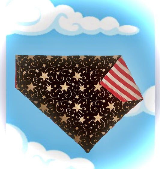 Gold Stars Bandana