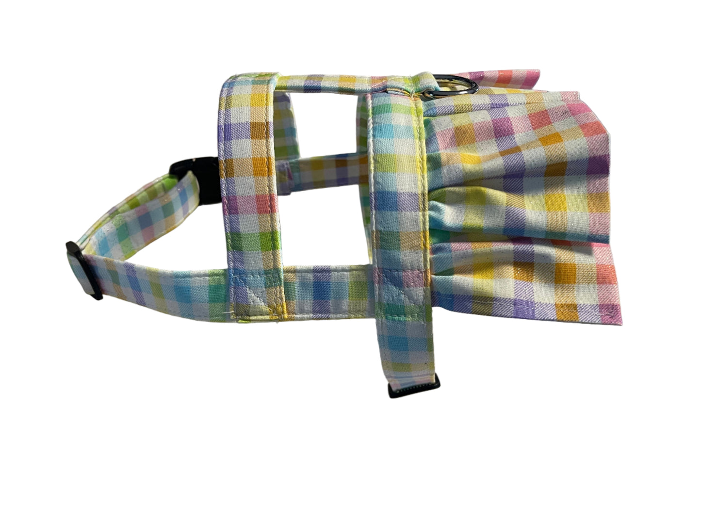 Pastel Plaid Sparkle Harness