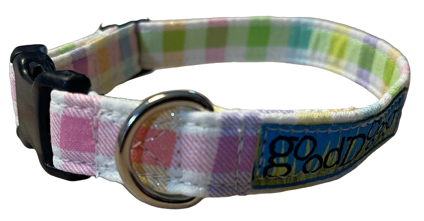 Pastel Plaid Collar