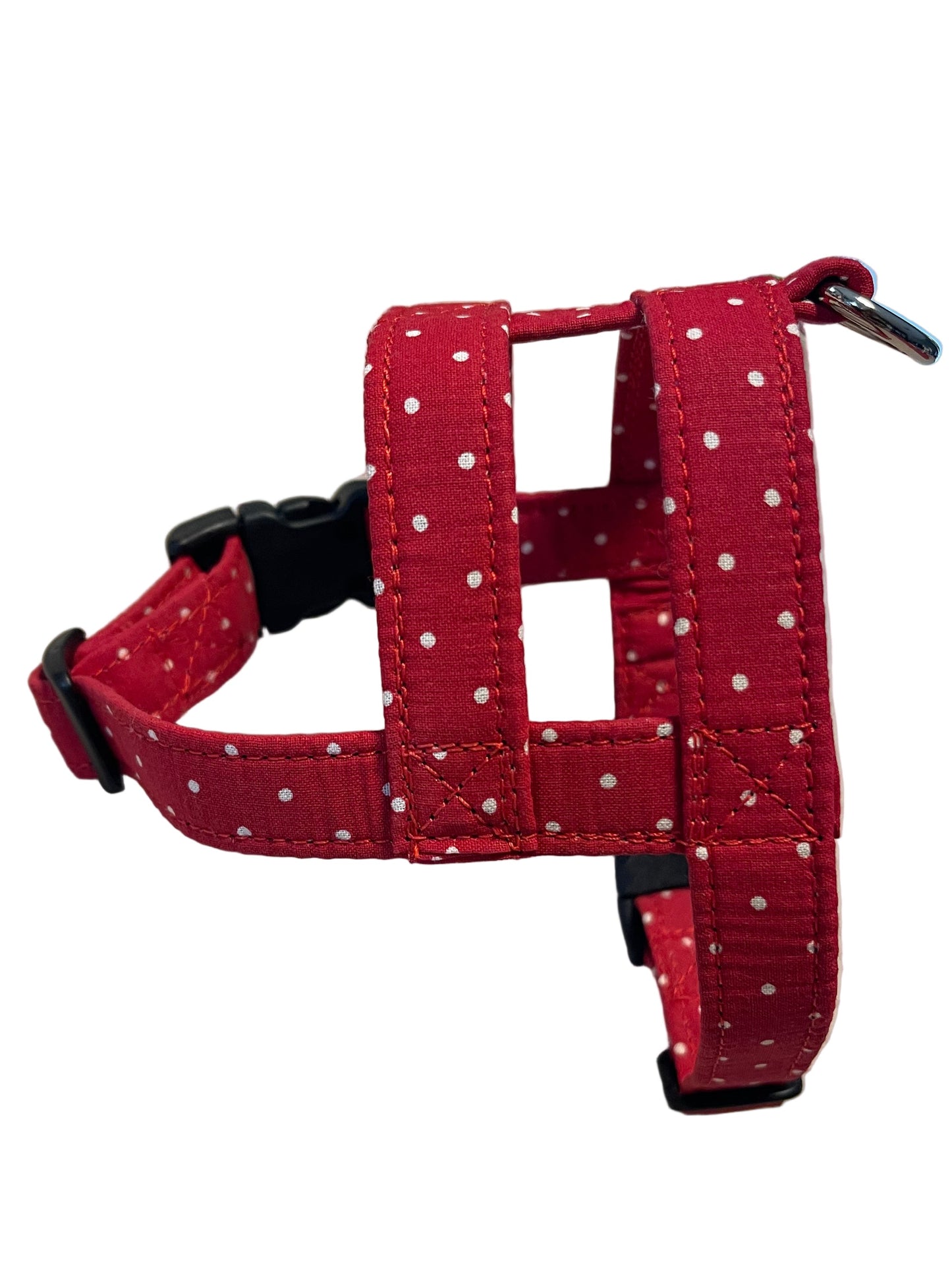 Polka Dots on Red Harness
