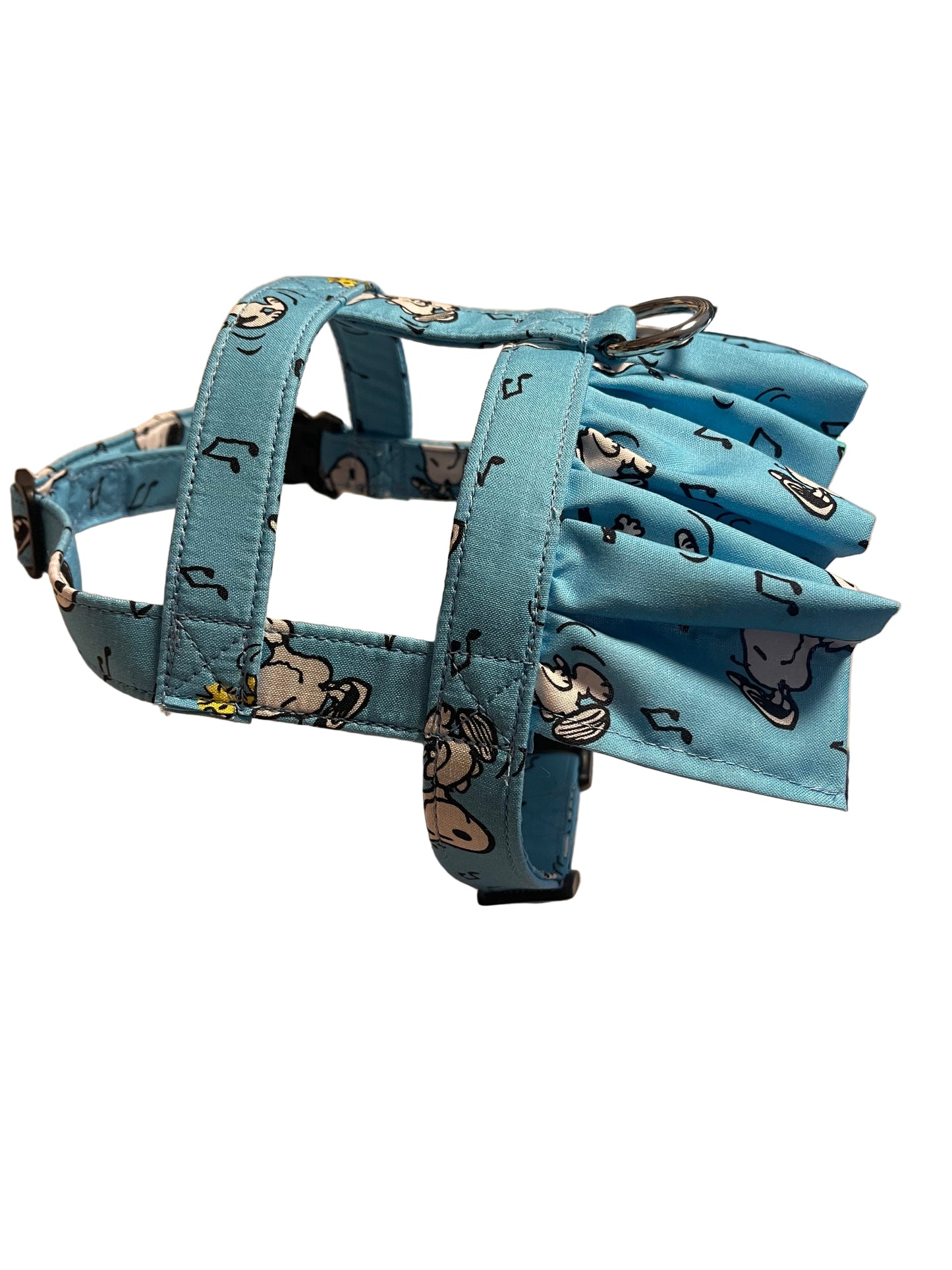 Snoopy on blue harness