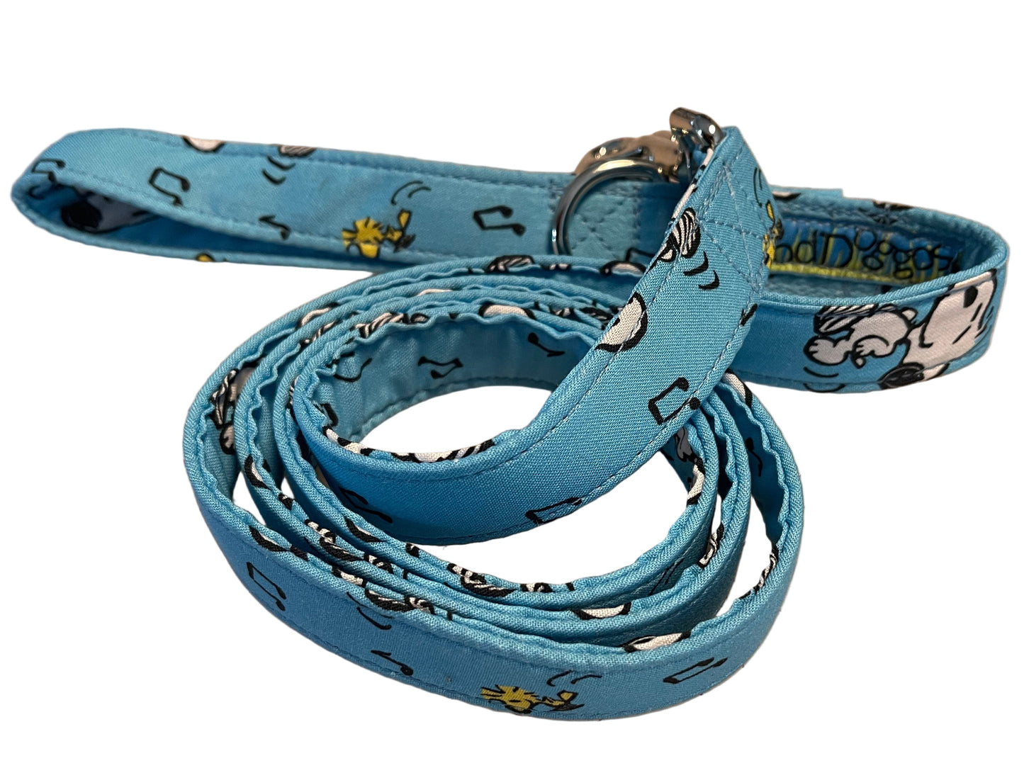 Snoopy on Blue Leash