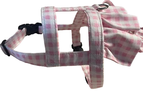 Pink Gingham Harness