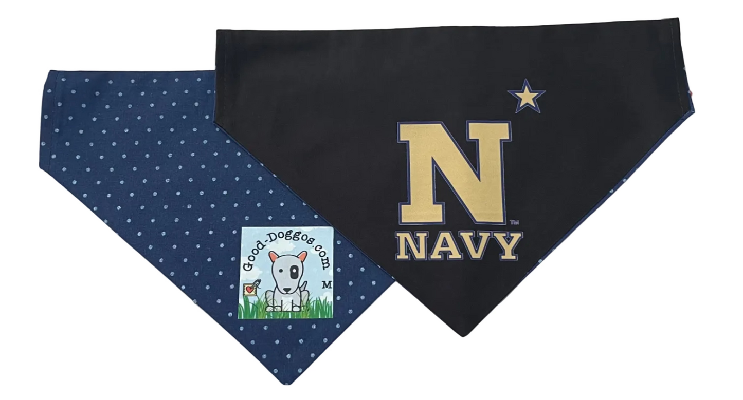 NAVY football bandana