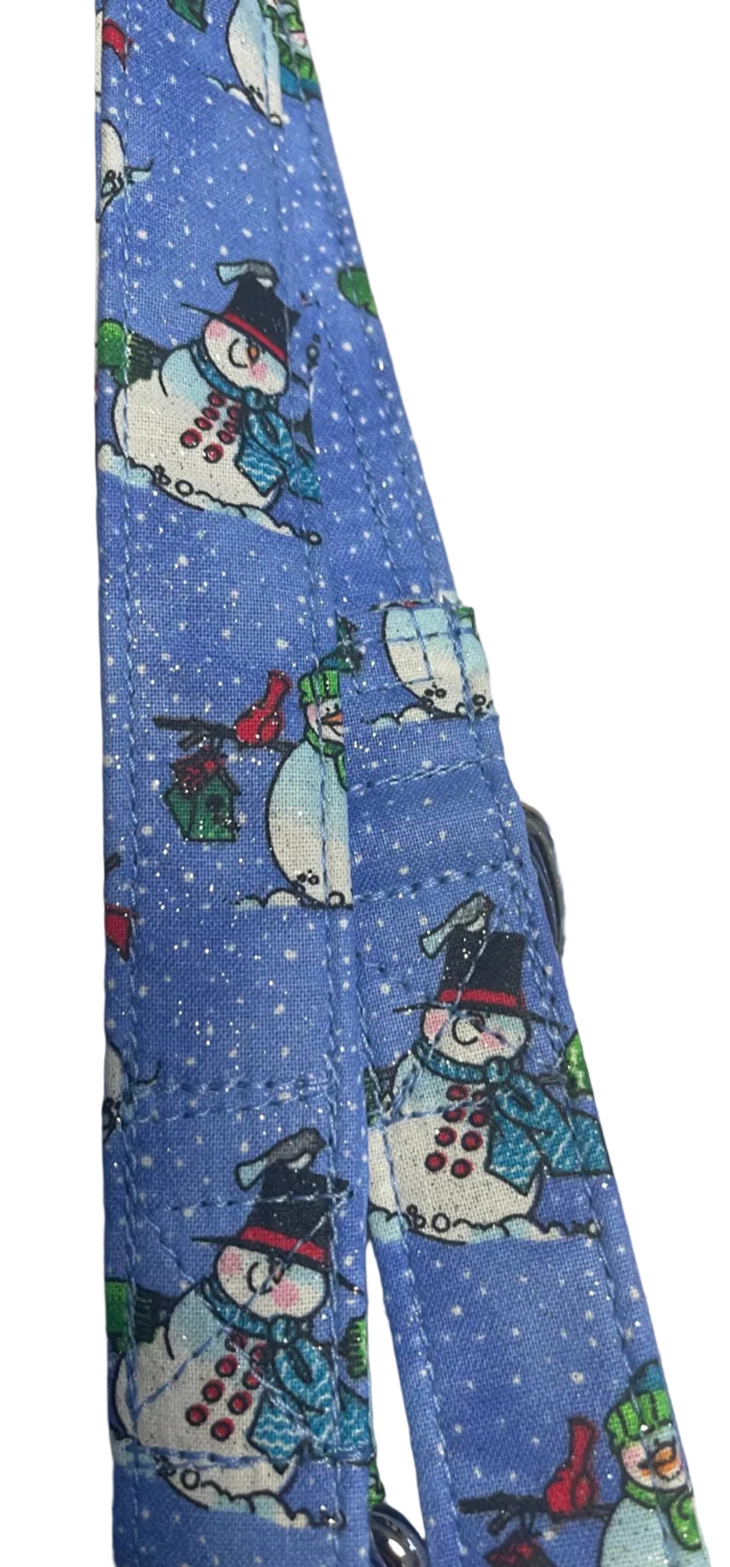 Sparkly snowman leash