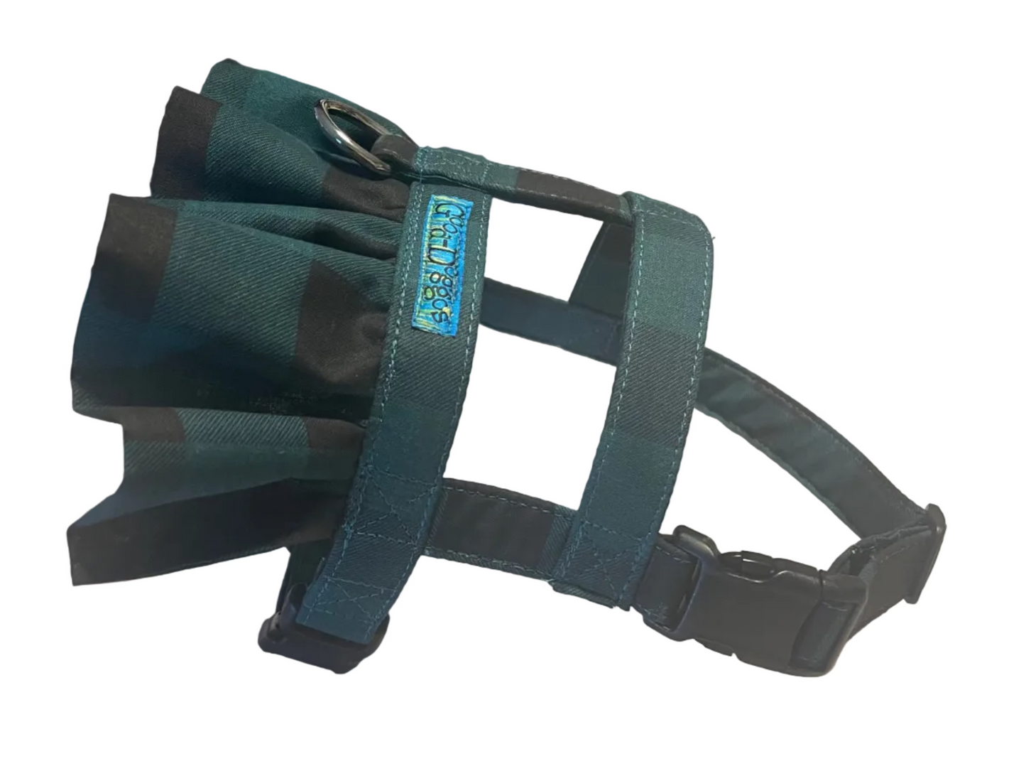 Buffalo Plaid Green Harness