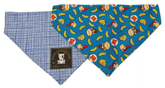 Good-Doggos Donkey Kong Collector's Edition reversible dog bandana