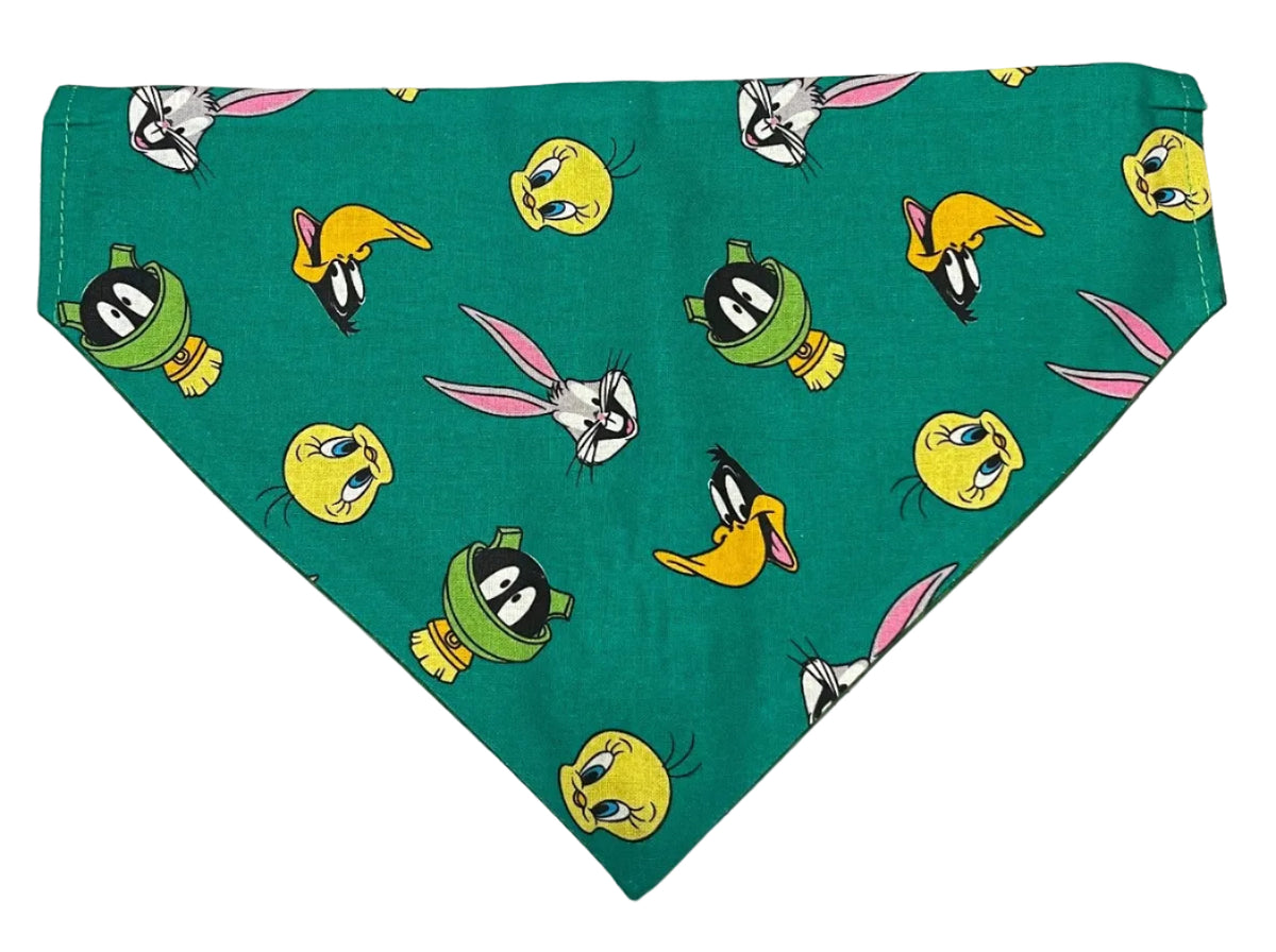 Looney Tunes Collector's Edition dog bandana front fabric