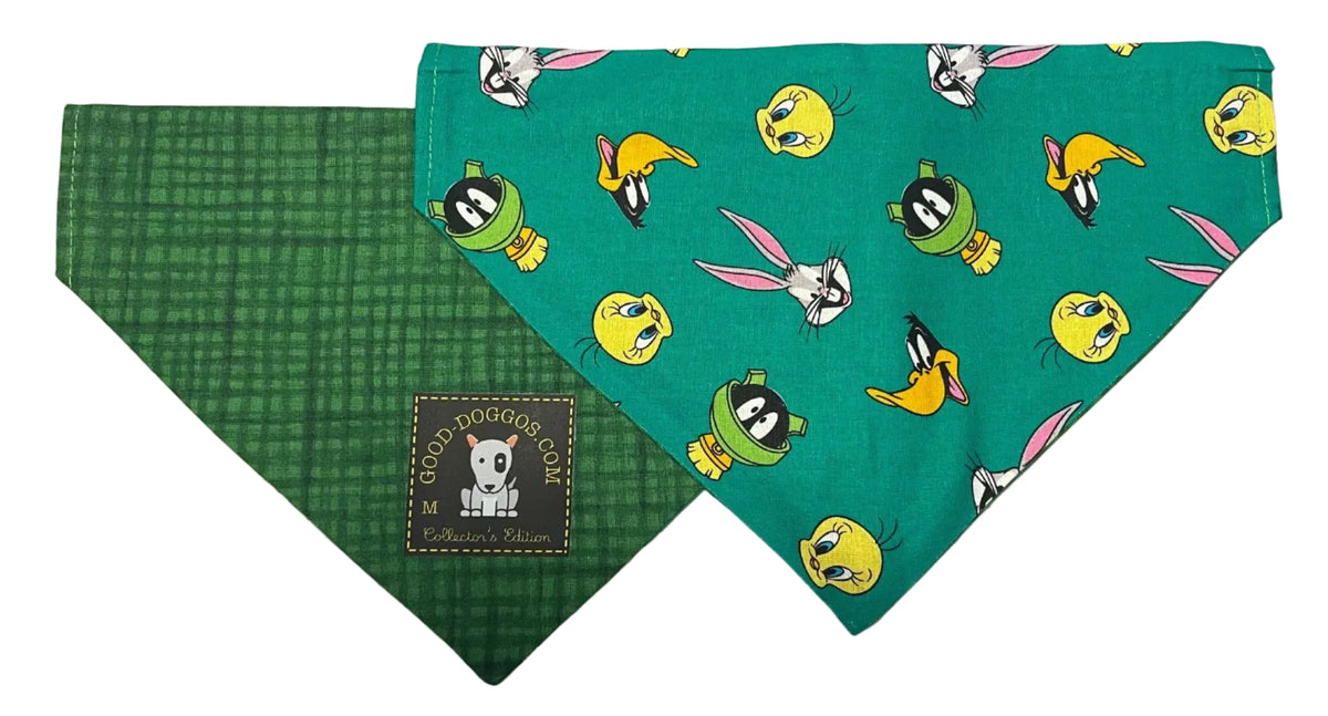 Good-Doggos Looney Tunes Collector's Edition reversible dog bandana