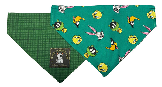 Good-Doggos Looney Tunes Collector's Edition reversible dog bandana